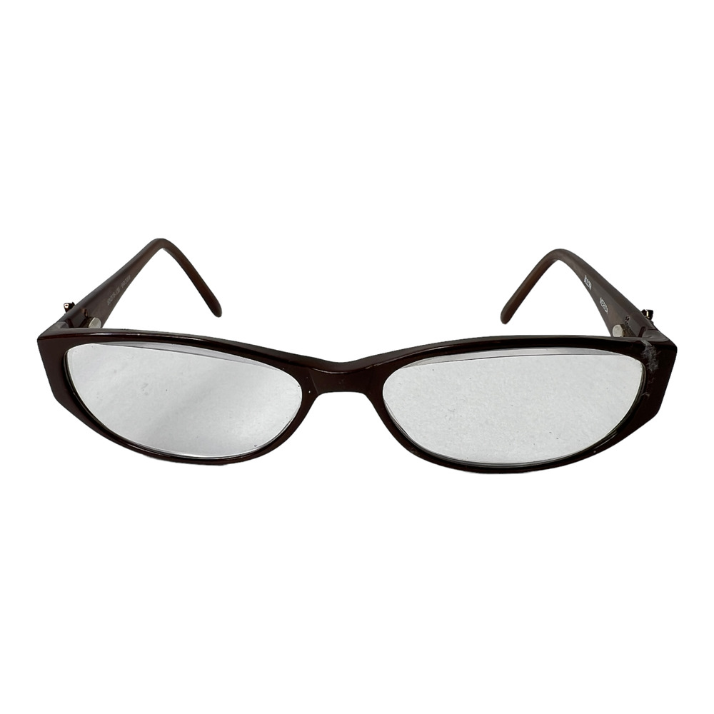 BULOVA “MERIDA” Eyeglasses Frame Womens 53-15-135 Brown/Marble Polished H3753